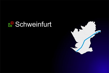 Schweinfurt ganzes Stadtgebiet